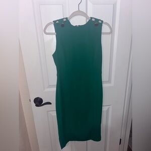 Calvin Klein Green Midi Dress